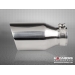 FIAT 500 Custom Stainless Steel Exhaust Tip by MADNESS (1) - Stainless Steel -  2.5" ID